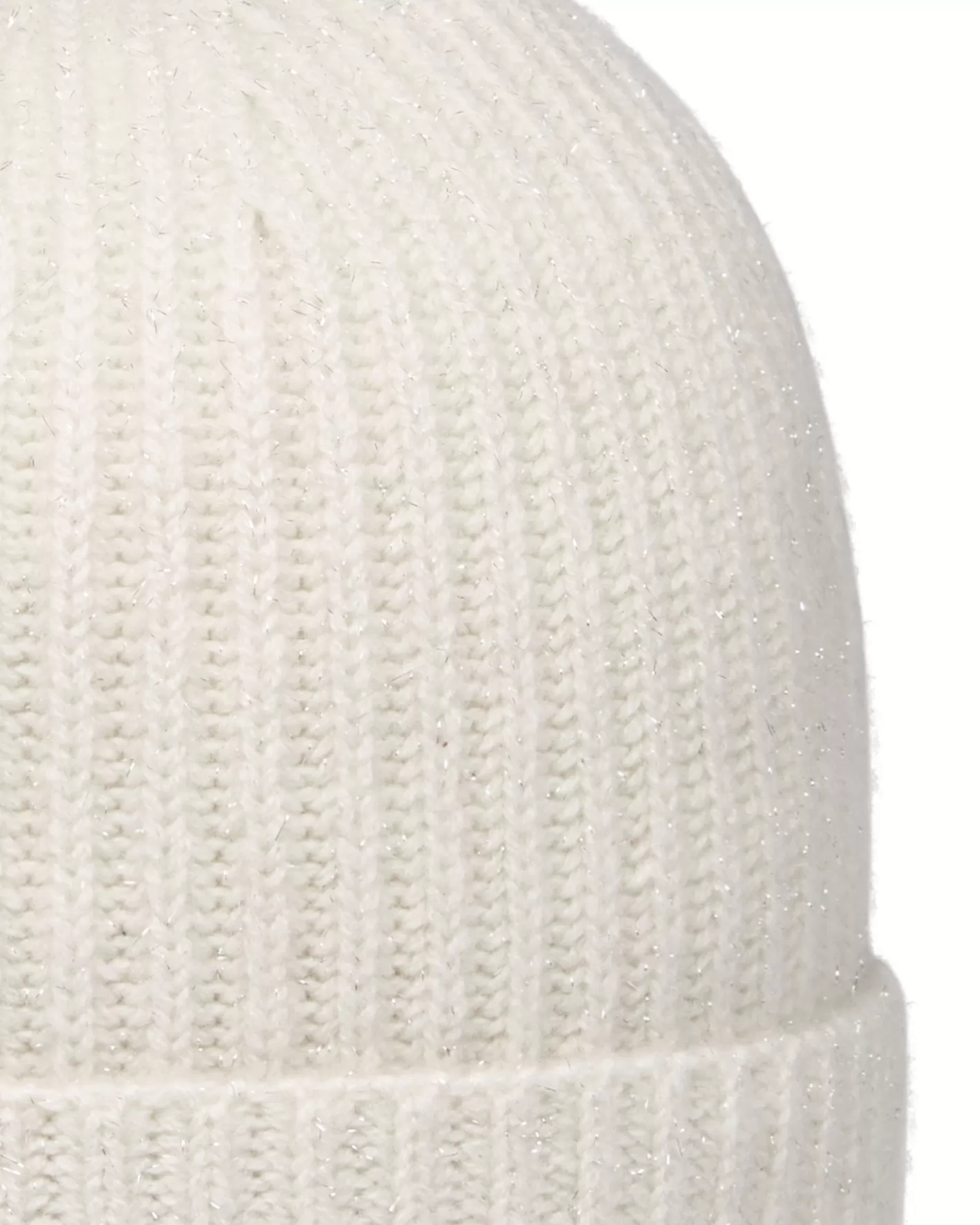 N.Peal Women's Ribbed Cashmere Hat With Lurex*Women Hats